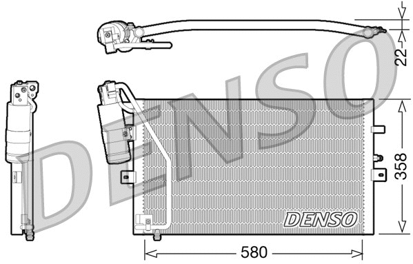 Condenser, air conditioning (WG1917391)