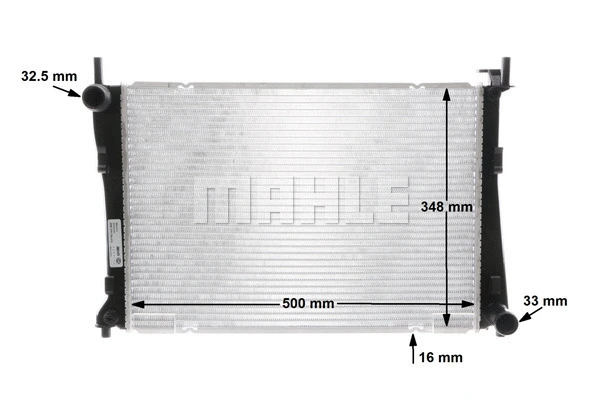 Radiator, engine cooling