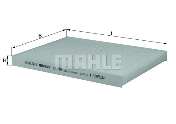Filter, cabin air (WG1215483)