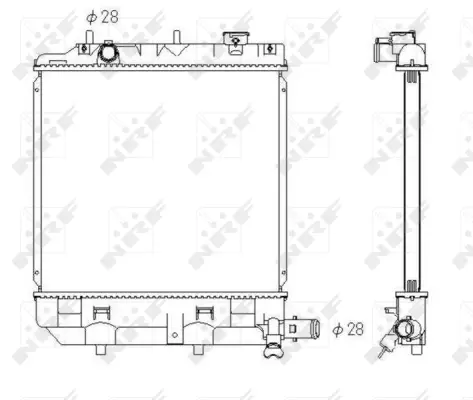 Radiator, engine cooling