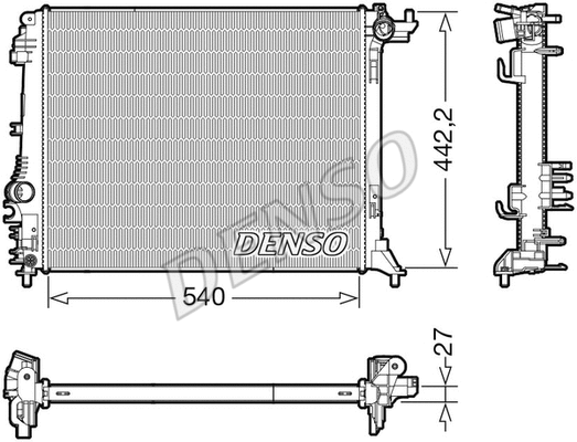 Radiator, engine cooling (WG2170179)