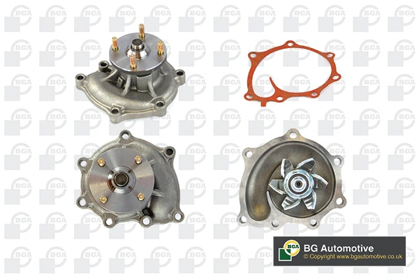 Water Pump, engine cooling (WG1489539)