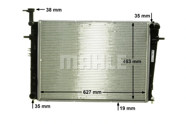 Radiator, engine cooling