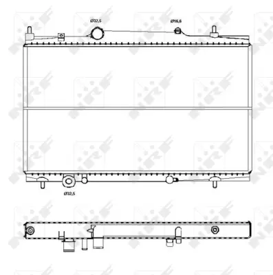 Radiator, engine cooling