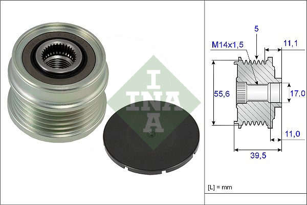 Alternator Freewheel Clutch (WG1253788)