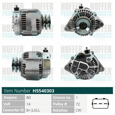 Alternator (WG2197017)