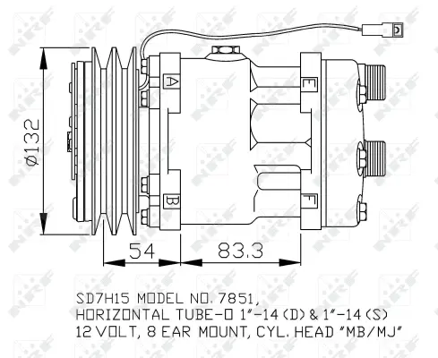 Compressor, air conditioning (WG2260616)