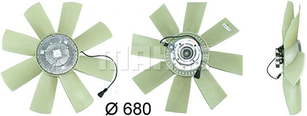 Fan, engine cooling