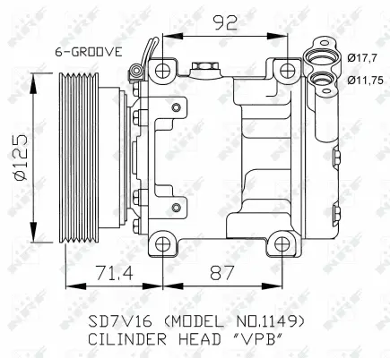 Compressor, air conditioning (WG2159281)