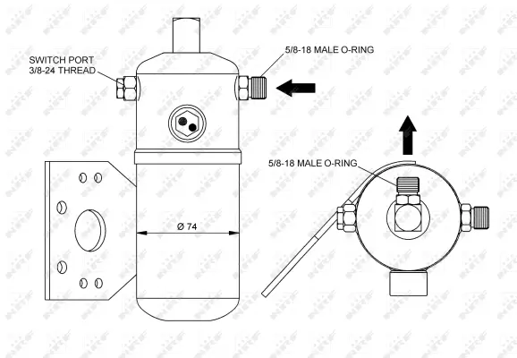 Dryer, air conditioning (WG2204270)