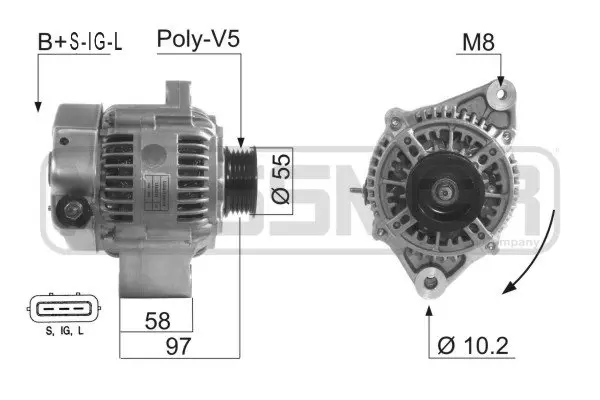 Alternator (WG2012090)