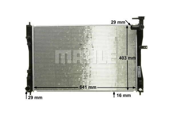 Radiator, engine cooling