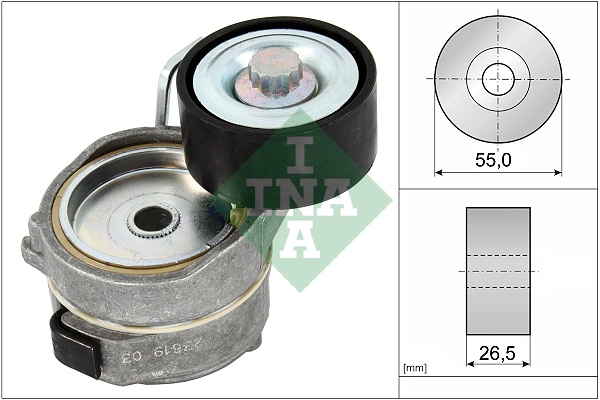 Belt Tensioner, V-ribbed belt (WG2071394)