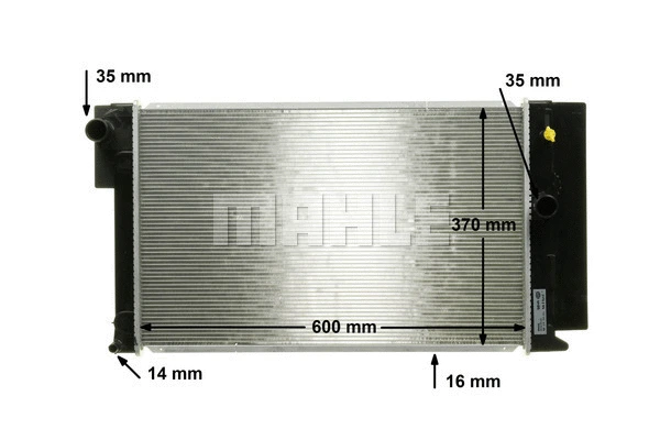 Radiator, engine cooling