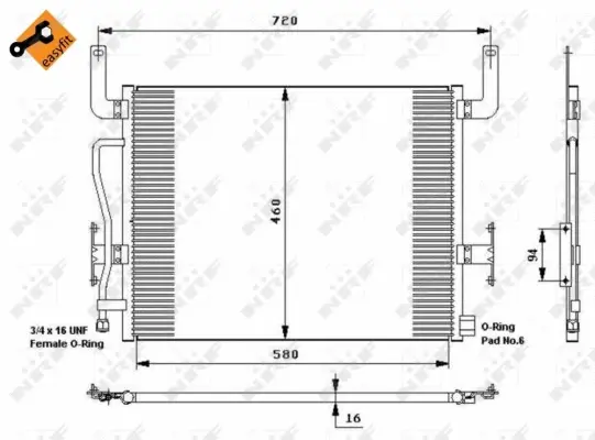 Condenser, air conditioning (WG2260801)