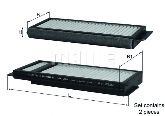 Filter, cabin air (WG1215641)