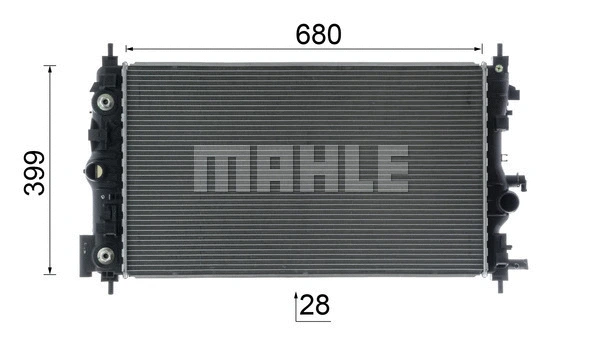 Radiator, engine cooling