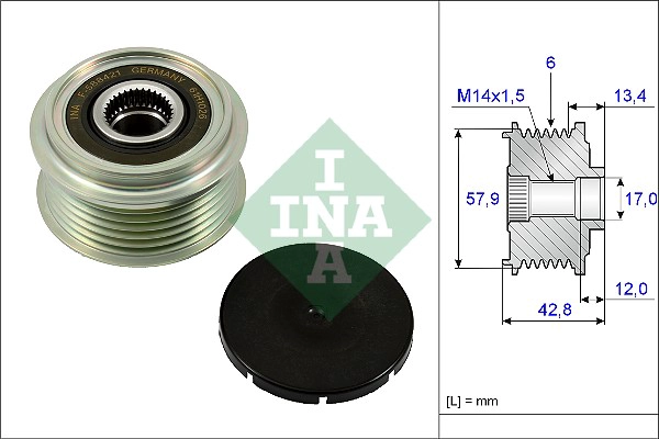 Alternator Freewheel Clutch (WG1253809)