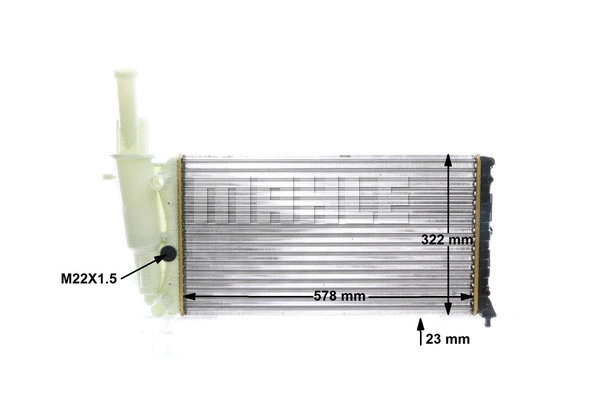 Radiator, engine cooling