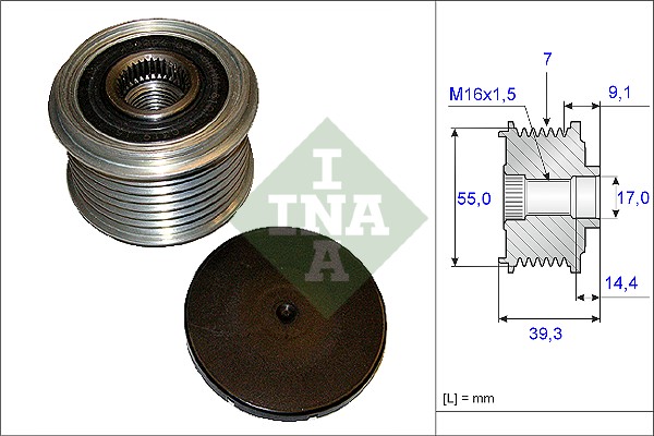 Alternator Freewheel Clutch (WG1253717)