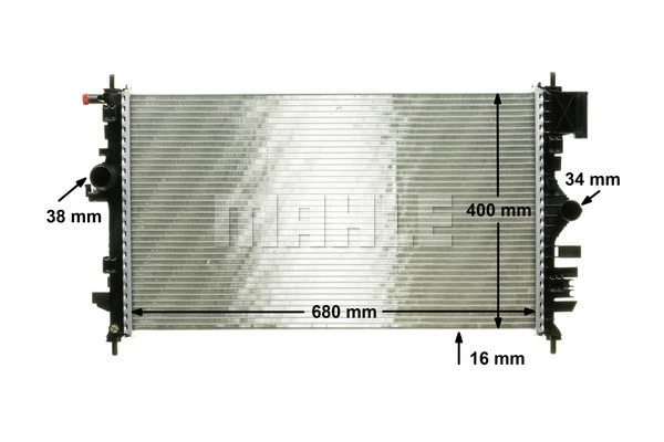 Radiator, engine cooling