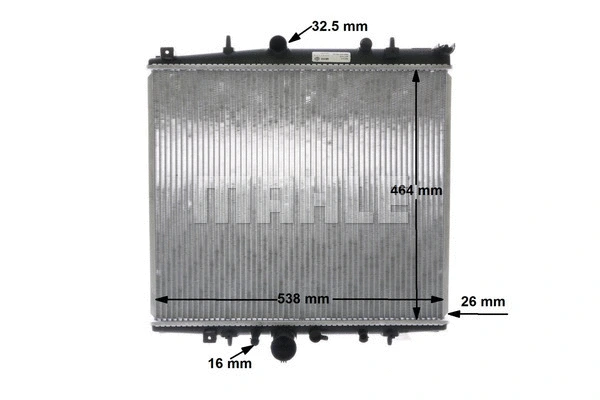 Radiator, engine cooling