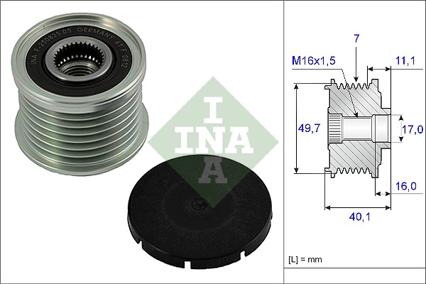 Alternator Freewheel Clutch (WG1253604)