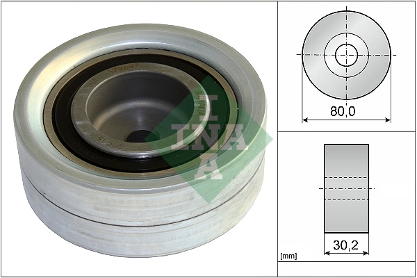 Deflection/Guide Pulley, timing belt (WG1253085)