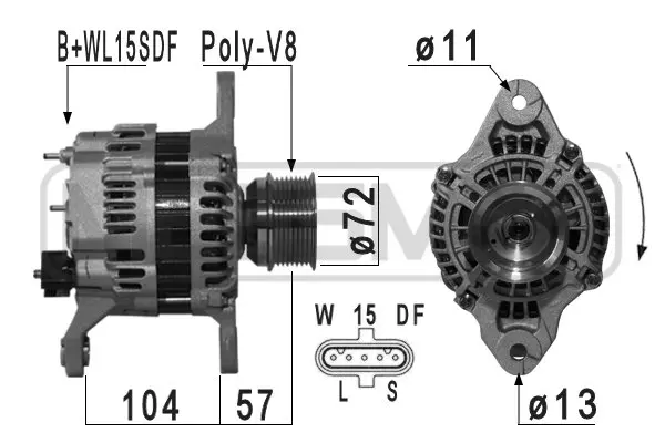 Alternator (WG2012382)