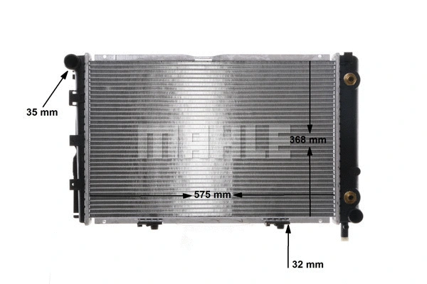 Radiator, engine cooling