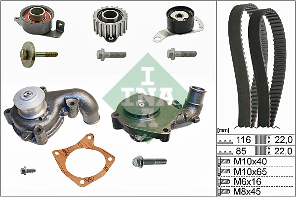 Water Pump & Timing Belt Kit (WG1251283)