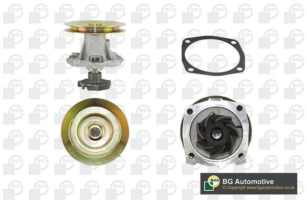 Water Pump, engine cooling (WG1488798)