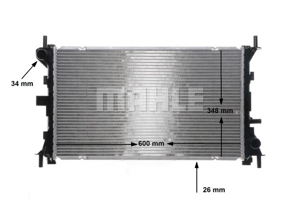 Radiator, engine cooling