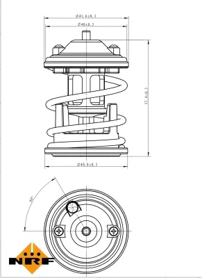 Thermostat, coolant (WG2184817)