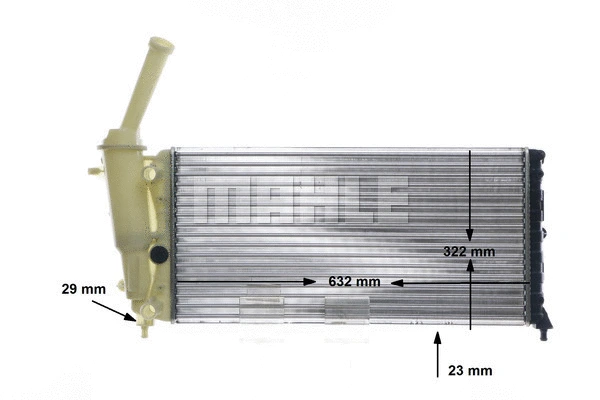 Radiator, engine cooling