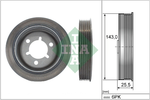 Belt Pulley, crankshaft (WG2071399)