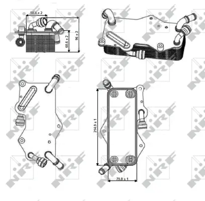 Oil Cooler, automatic transmission