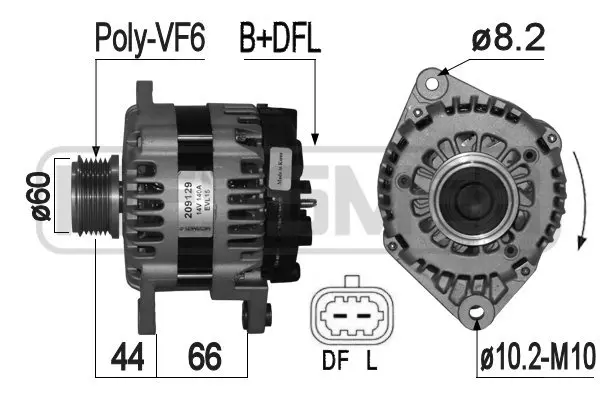 Alternator (WG2011079)