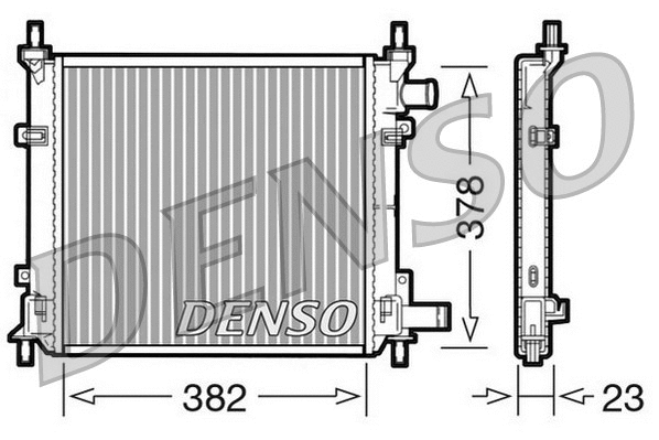Radiator, engine cooling (WG1919079)