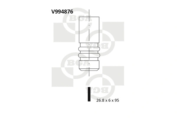 Intake Valve (WG1491640)