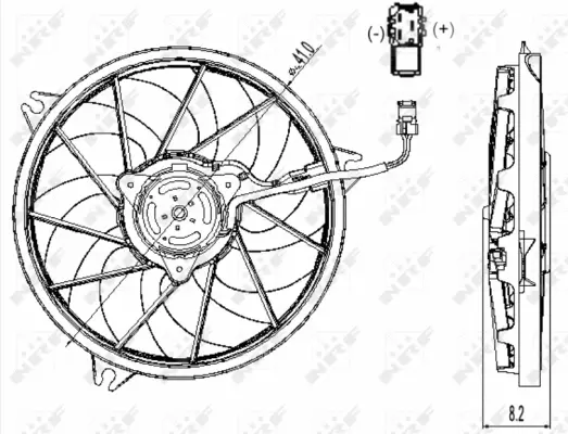 Fan, engine cooling