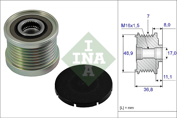 Alternator Freewheel Clutch (WG1253657)