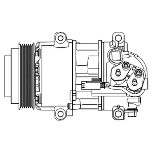 Compressor, air conditioning (WG2039865)