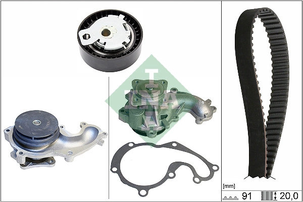 Water Pump & Timing Belt Kit (WG2136862)