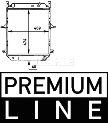 Radiator, engine cooling