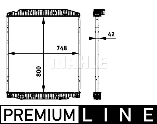 Radiator, engine cooling