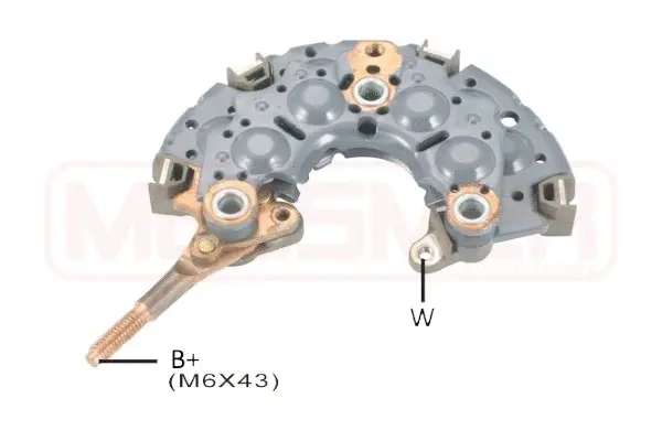 Rectifier, alternator (WG2012542)