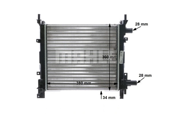 Radiator, engine cooling