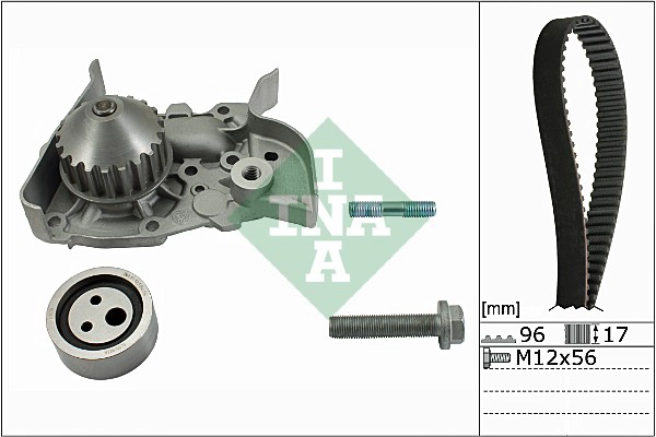 Water Pump & Timing Belt Kit (WG1251410)