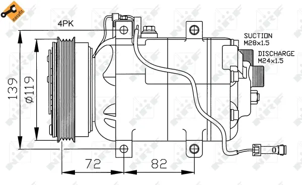 Compressor, air conditioning